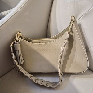 Anna Paola Italian Leather Shoulder Bag